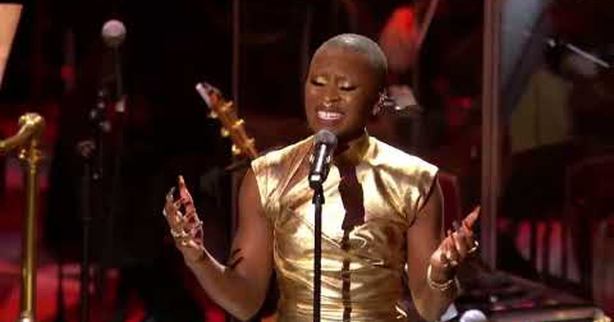 Cynthia Erivos singing